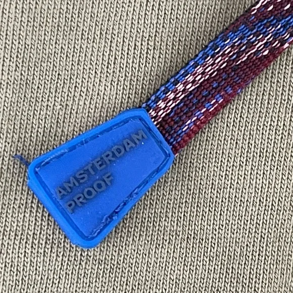 Scotch and soda Amsterdam hoodie Unisex M green 1/4 zip organic cotton - Picture 7 of 14